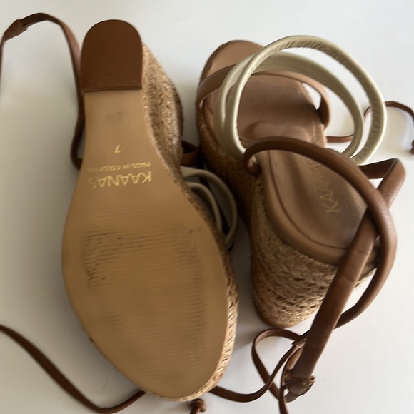 Wedge Kaanas shoes with straps - Picture 5 of 6